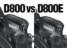 D800 vs D800E