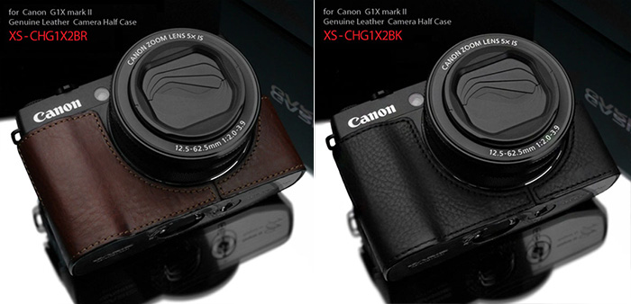 「PowerShot G1 X Mark Ⅱ」専用の本革カメラケース「XS-CHG1X2」