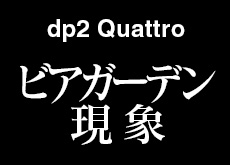dp2 Quattroの「ビアガーデン現象」