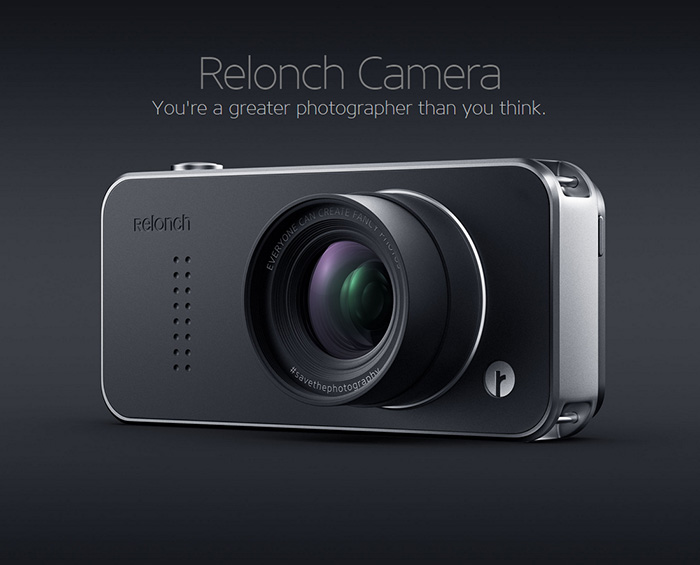 iPhoneにAPS-Cセンサーとレンズを付けるデジカメケース「Relonch Camera」