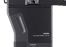 SIGMA LCD ビューファインダー LVF-01 レビュー「視野率も充分、眼鏡を
