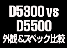 D5500 vs D5300