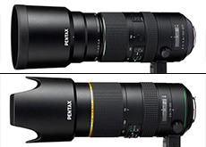 ペンタックス フルサイズ用ズーム「HD PENTAX-D FA★70-200mm F2.8」＆「HD PENTAX-D FA 150-450mm F4.5-5.6」