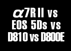 α7R II vs EOS 5Ds vs D810 vs D800E センサー対決！α7R IIがトップに！