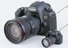 「EOS 5Ds EF24-105 f/4L IS USM」と「EF70-200 f/2.8L IS II USM」のミニチュア・カメラUSBメモリ 合計1,000個限定発売。なくなり次第販売終了。