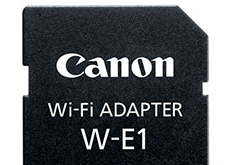 キヤノンのSDカード型Wi-Fiアダプター「W-E1」