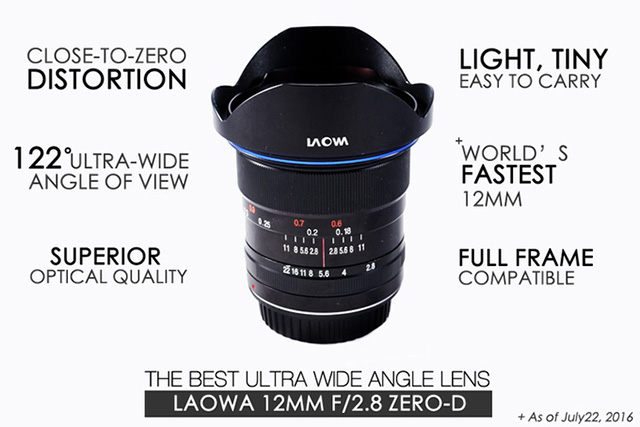 LAOWA 12mm f/2.8 ZERO-D