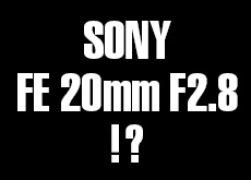 FE 20mm F2.8
