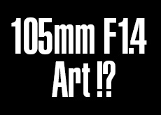 シグマ「105mm F1.4 DG HSM | Art」