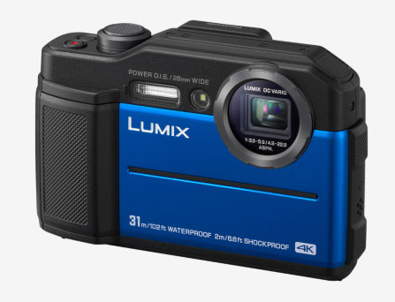 パナソニックEVF付の防水・耐衝撃のタフネスカメラ「LUMIX FT7」