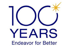 オリンパスが創立100周年ロゴ