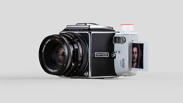 インスタントカメラ「Hasselblad-Instax」