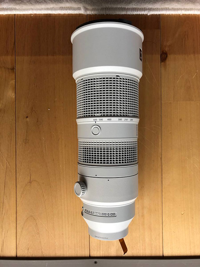 ソニーの未発表レンズ「FE 200-600mm F5.6-6.3 G OSS」がヤフーオークションに出品されていた模様。 | CAMEOTA.com