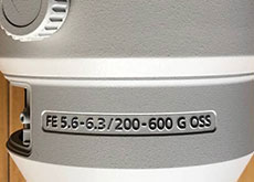 FE 200-600mm F5.6-6.3 G OSS
