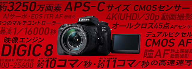 動画/ Wi-Fi /3250万画素/キャノン Canon EOS 90D - デジタルカメラ