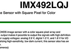 ソニーの4700万画素で8K30P対応のマイクロフォーサーズセンサー「IMX492LQJ」