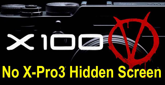 富士フイルムX-Pro3と同じタイプの背面液晶（Hidden LCD）は、今後登場するX100VやX-H2、X-T4などの他の機種には搭載されない！？