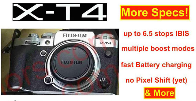 富士フイルムX-T4のボディ内手ブレ補正はいくつかの単焦点レンズで最大6.5段！？PD30W対応USB-C充電器で高速充電が可能に！？