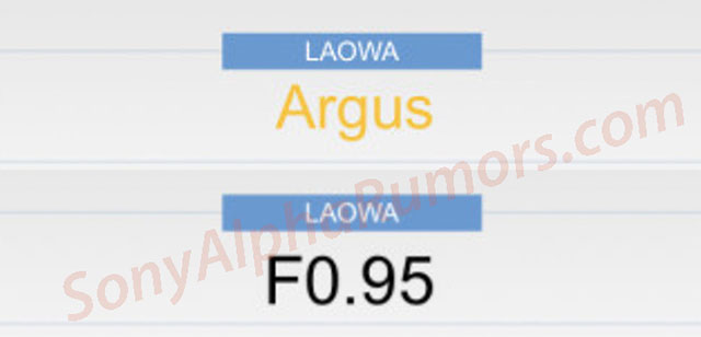 LAOWAのF0.95レンズシリーズ「Argus」