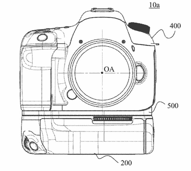 キヤノンがアダプターを使って様々なカメラに装着可能な縦位置グリップを開発中！？