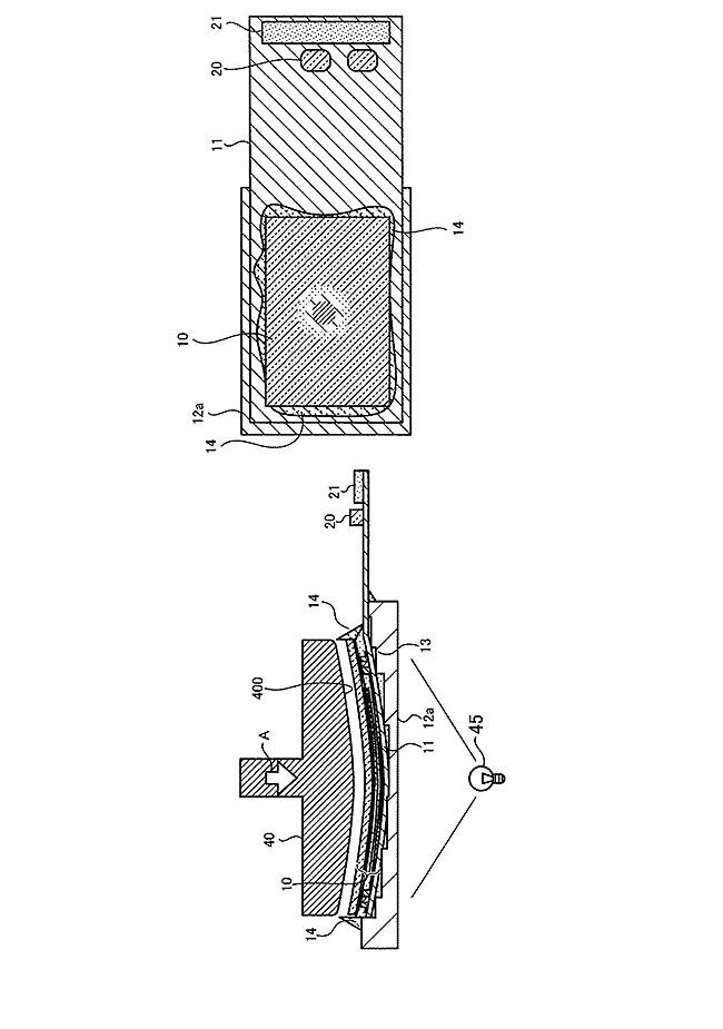 ソニーの曲面型センサーの製造方法についての特許