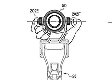 キヤノンの「Osmo Pro/Raw」に似たグリップ一体型レンズ交換式カメラの特許