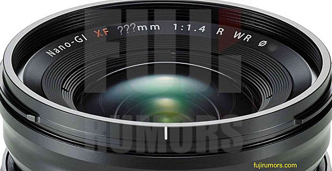 富士フイルムから「XF18mmF1.4」以外に、もう一本のXF F1.4単焦点レンズが登場する！？