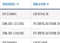 富士フイルム「GFX50S II」が海外認証機関に登録された模様。