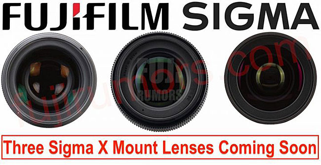 シグマが富士フイルムXマウント用レンズを3本発表する！？ | CAMEOTA.com