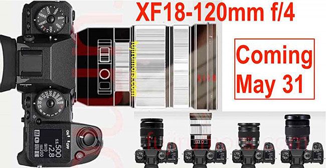 富士フイルムは5月31日に「X-H2S」と一緒に「XF18-120mmF4」も発表する！？