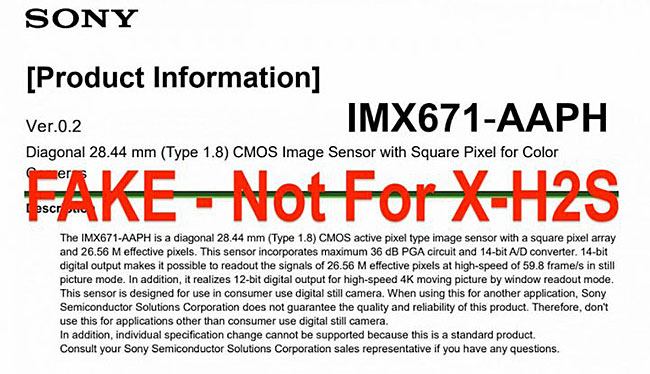 富士フイルム「X-H2S」のセンサーはソニーIMX671ではなかった！？