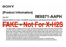 富士フイルム「X-H2S」のセンサーはソニーIMX671ではなかった！？