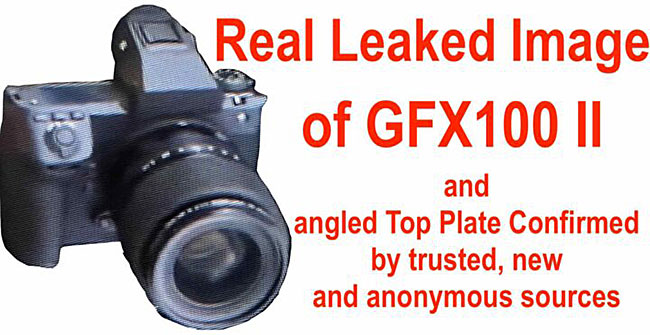 富士フイルム「GFX100 II」のリーク画像が本物という確証が取れた模様。