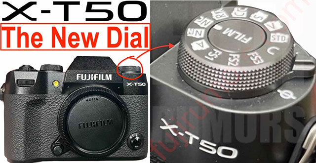 富士フイルム「X-T50」は、ドライブダイヤルの代わりにフィルムシミュレーションダイヤルが搭載される！？