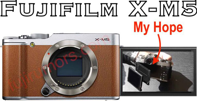 富士フイルム「X-M5」にはバリアングルモニターが搭載される！？