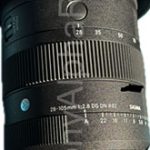 シグマ「28-105mm F2.8 DG DN | Art」のリーク画像。