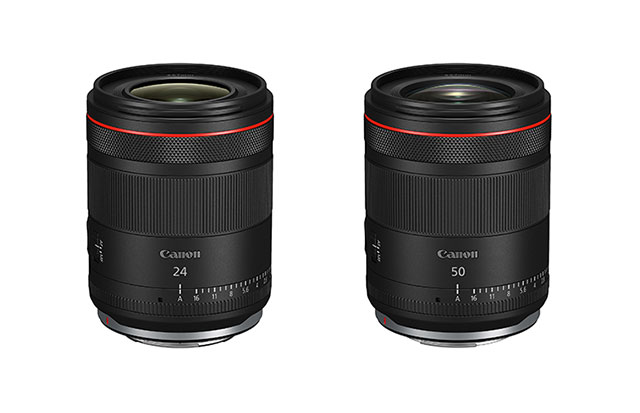 キヤノンが「RF24mm F1.4 L VCM」「RF50mm F1.4 L VCM」を正式発表。