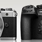 OMデジタルの「OM-3」と「OM-1 Mark II」のサイズ比較。