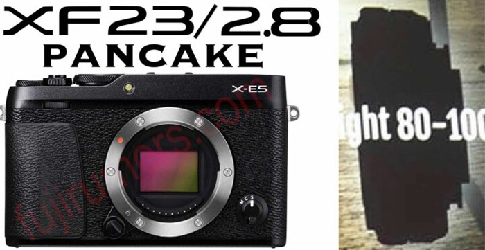 富士フイルムが6月12日に発表するパンケーキレンズは「XF23mmF2.8」!?ブラックとシルバーの2色展開!?