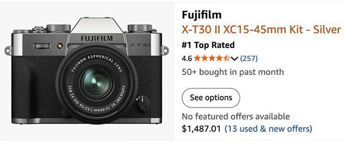 富士フイルムから間もなく「X-T30 II」後継機が登場する！？「X-T30 III」か「X-T40」が登場！？
