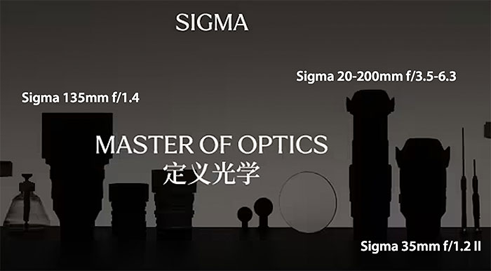 シグマチャイナが、9月9日に発表される3本の新レンズのシルエットをティザー投稿。「135mm F1.4 DG | Art」「35mm F1.2 DG II | Art」「20-200mm F3.5-6.3」の模様。