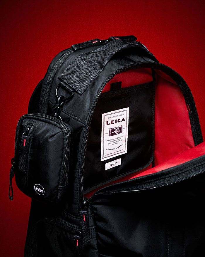 ライカとPORTERがコラボした限定100点のカメラバッグ「Leica x PORTER BACKPACK with CAMERA CASE」