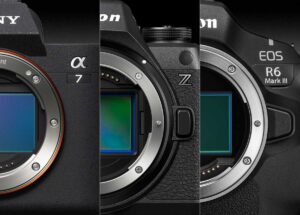 「EOS R6 Mark III」と「EOS R6 Mark II」「Z6III」「α7 IV」のスペック比較。