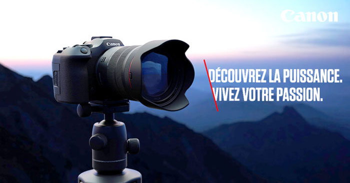 キヤノンが「EOS R6 Mark III」を発表を告知。日本時間11月6日15時に発表の模様。カメラ表面の画像も投稿。