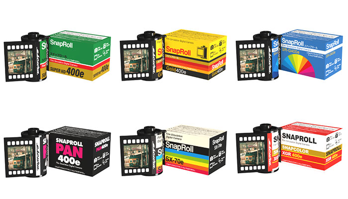フィルムパトローネ型デジカメ「SnapRoll」