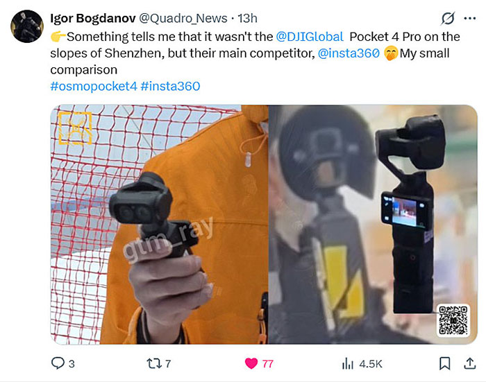 「Insta360 Pocket」はデュアルレンズ搭載か？流出画像の正体とCEO“匂わせ”で有力視