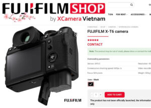 ベトナムのカメラ販売店に、富士フイルム「X-T6」が掲載されている模様。背面液晶がバリアングル式へ戻るのか！？