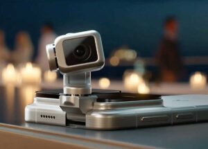 CES2026にHONORのOsmo Pocketのようなジンバルカメラ搭載のスマホ「ROBOT PHONE」が展示されている模様。