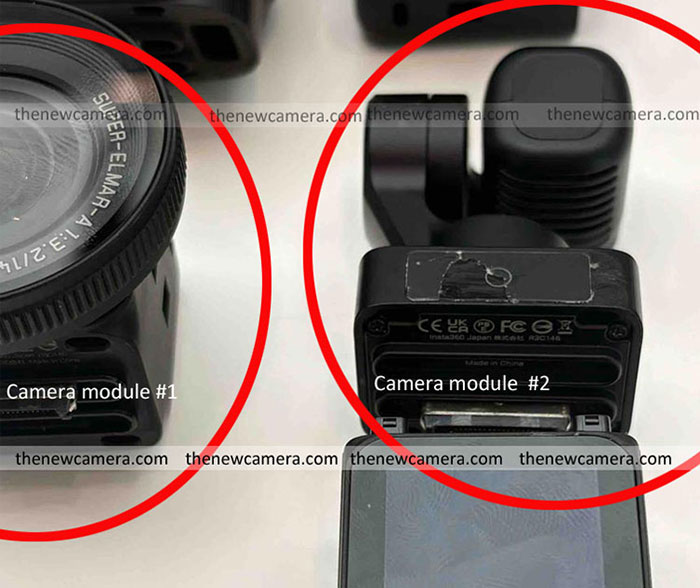 「DJI Osmo Pocket 3」対抗か?「Insta360 Pocket」プロトタイプ画像が流出。モジュラー式でジンバル版/大型センサー版のヘッドを交換可能か