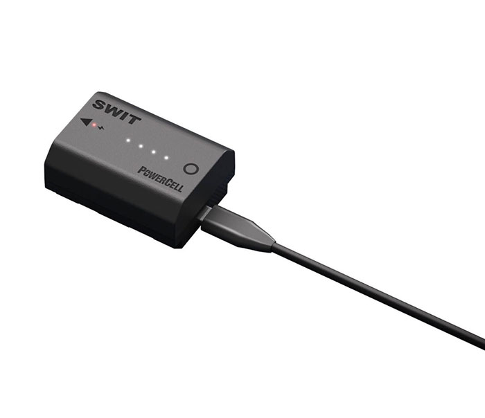 SWITの互換バッテリー「Powercell」シリーズ。「LP-E6P」「NP-W235」「NP-FZ100」「EN-EL15c」互換対応。